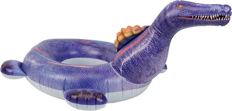 HOHQB Lifelike Inflatable Dinosaur Pool Floats Kids, Swimming Pool Ring ，Kids Pool Toys for Toddlers Ages 3-12 Boys Girls - Image 1